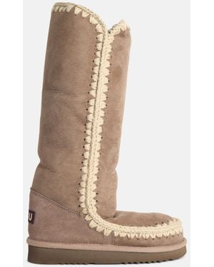 Mou 'Eskimo 40' Mole Suede Ankle Boots - White