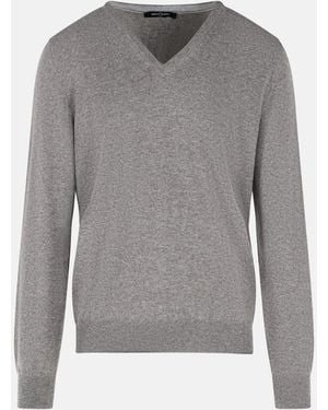 Gran Sasso 'Taupe' Cashmere Sweater - Gray