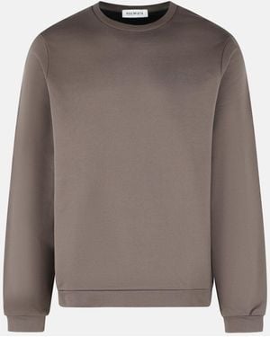 Premiata Mud-Colored Cotton Sweatshirt - Brown