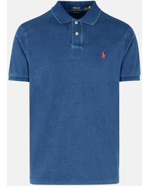 Polo Ralph Lauren Polo Shirt In Cotton - Blue