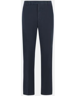 PT Torino Rebel' Cotton Pants - Blue