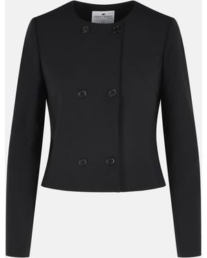 Courreges Wool Blend Jacket - Black