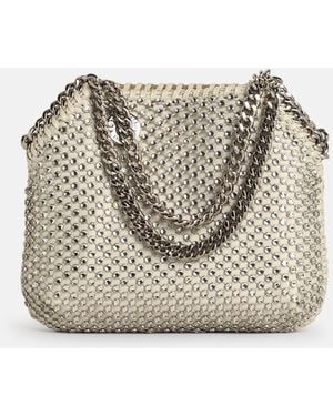 Stella McCartney Stella Mc Cartney 'Mini Falabella' Vegan Lear Borsa - Grigio