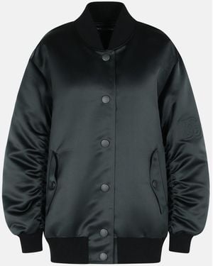 Dolce & Gabbana Polyester Bomber Jacket - Gray