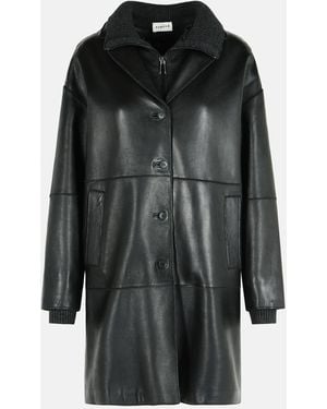 P.A.R.O.S.H. 'Maciock' Lambskin Jacket - Black