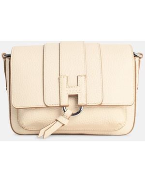 Hogan 'Flap Trend' Ivory Leather Bag - Natural