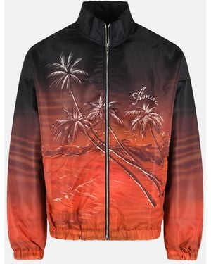 Amiri 'Palms' Bomber Jacket - Red