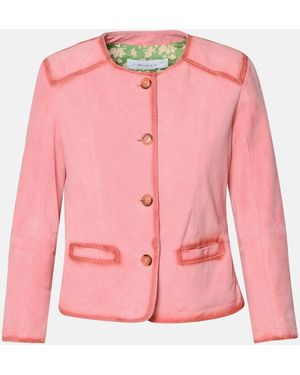 Bully Leather Jacket - Pink