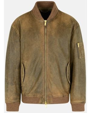Golden Goose Leather Jacket - Green