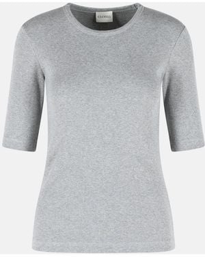 Closed Stretch Cotton T-Shirt - Gray