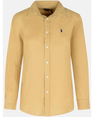 Polo Ralph Lauren Linen Shirt - Yellow