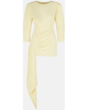 ANDAMANE 'Amanda' Polyester Mini Dress - White