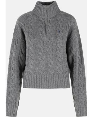 Polo Ralph Lauren Wool And Cashmere Sweater - Gray