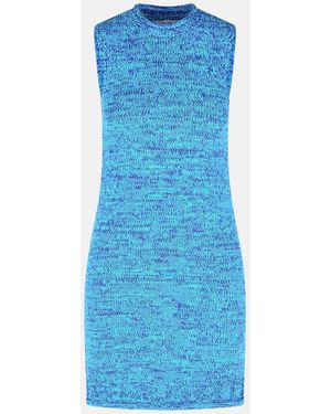 JW Anderson 'Space Dye' Cotton Blend Dress - Blue