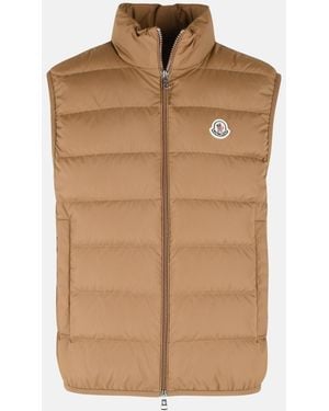 Moncler 'Contrin' Polyester Vest - Natural