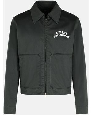 Amiri 'hollywood' Cotton Jacket - Black