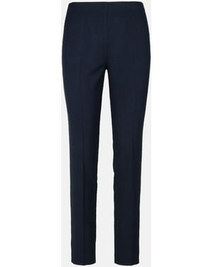 P.A.R.O.S.H. 'Liliuxy' Wool Blend Pants - Blue