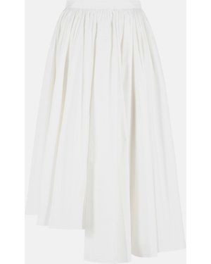 Self-Portrait Midi Skirt - White