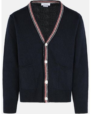 Thom Browne Cardigan 'Hector' - Blu