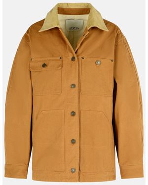 Isabel Marant Ninon' Cotton Cognac Jacket - Yellow