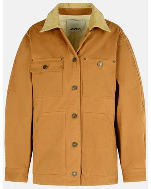 Isabel Marant Ninon' Cotton Cognac Jacket - Yellow