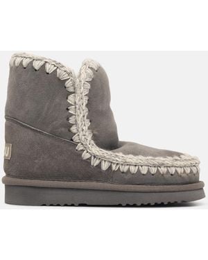 Mou 'Eskimo 18' Suede Ankle Boots - White