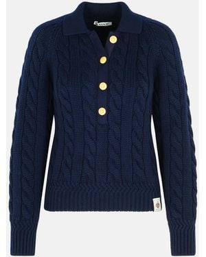 Bally Extrafine Merino Wool Sweater - Blue