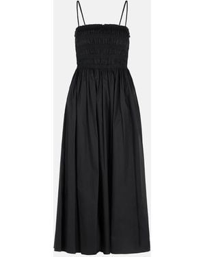 MICHAEL Michael Kors Cotton 'Smocked' Dress - Black