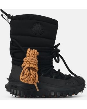 Moncler 'Trailgrip Après' Stretch Nylon High Boots - Black