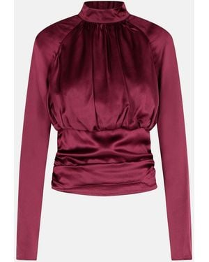 ROTATE BIRGER CHRISTENSEN Blusa 'Kala' - Rosso