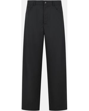 Séfr 'Gino' Wool Blend Pants - Black