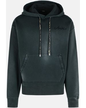 Amiri 'Bleach Bandana' Cotton Sweatshirt - Green