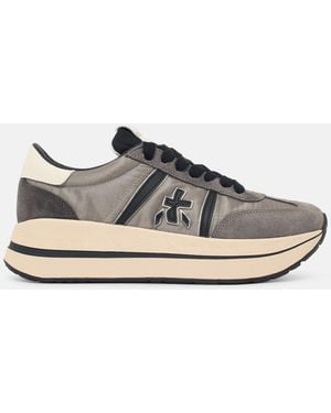 Premiata 'Bethcoin' Fabric Blend Sneakers - Gray