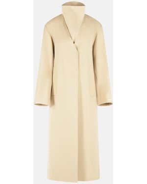Sportmax 'Assenso' Long Coat - Natural