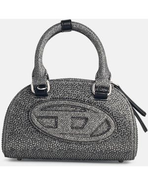 DIESEL 'Dr Dome Bowling' Glitter Fabric Bag - Black