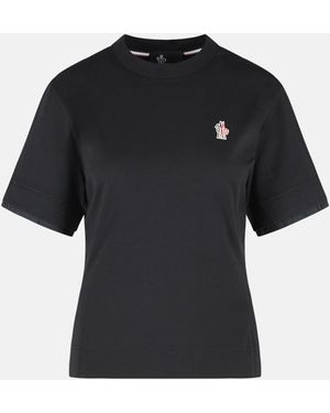 Moncler Cotton T-Shirt - Black