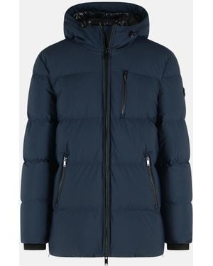 Moose Knuckles 'Soho 3Q' Stretch Nylon Down Jacket - Blue