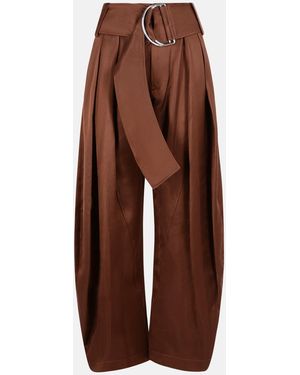 JW Anderson Pantalone 'D-Ring' - Marrone