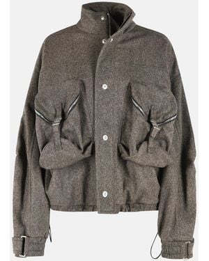 The Attico Bomber Jacket - Natural