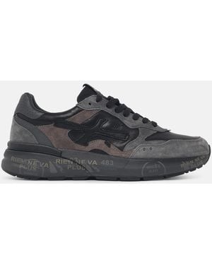 Premiata 'Mick 0.1' Leather Sneakers - Black