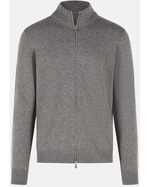 Gran Sasso Cashmere Cardigan - Gray