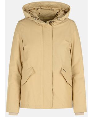 Woolrich 'Military' Cotton Blend Jacket - Natural