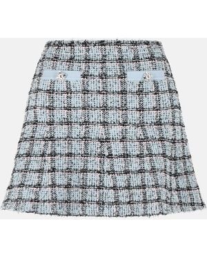 Self-Portrait Short Skirt - Blue