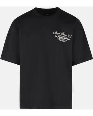 Amiri 'Dreamers Chain' Cotton T-Shirt - Black