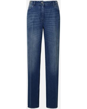 Versace Jeans Di Cotone Blu Su Misura