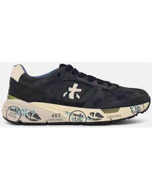 Premiata 'Mase 25' Suede Blend Sneakers - Blue