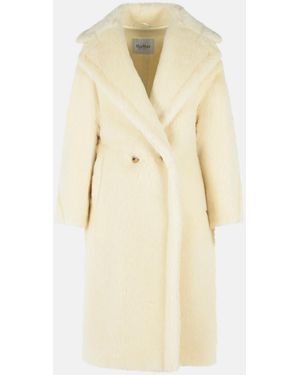 Max Mara 'Tedgirl' Alpaca And Wool Coat - Natural