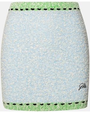Gcds Cotton Blend Miniskirt - Green