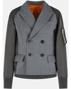 Sacai Blazer - Grigio