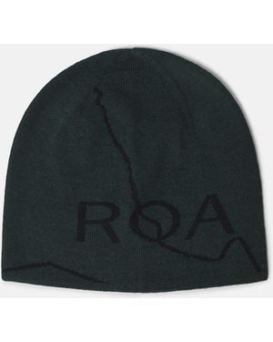 ROA Dark Wool Beanie - Black